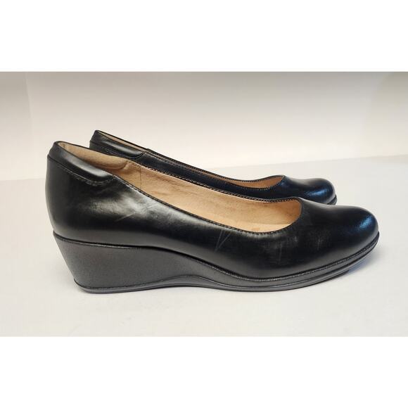 Dexflex Comfort Women's Dusk Black Low Wedge Heel Shoes Size 12W - Picture 6 of 11